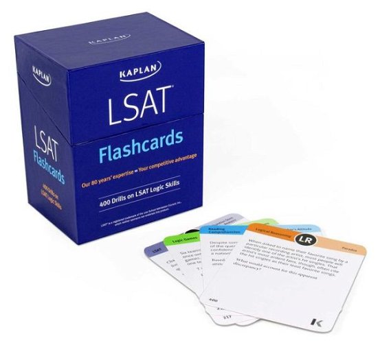 Cover for Kaplan Test Prep · LSAT Prep Flashcards (Book) (2020)