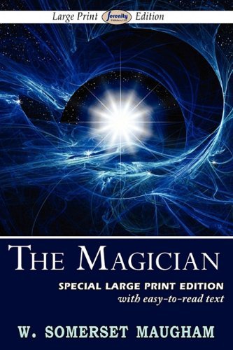 Cover for W. Somerset Maugham · The Magician (Paperback Book) [Large Print, Large Type edition] (2011)