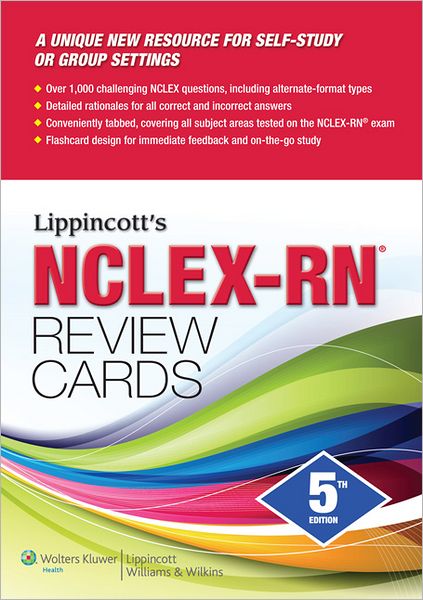 Cover for Lippincott Williams &amp; Wilkins · Lippincott's NCLEX-RN Review Cards (Flashcards) (2011)