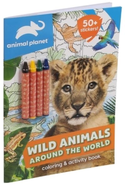 Cover for Editors of Silver Dolphin Books · Animal Planet Wild Animals Around the World Coloring and Activity Book (Buch) (2020)