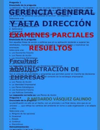 Cover for V · Gerencia General Y Alta Direcci (Paperback Bog) (2018)