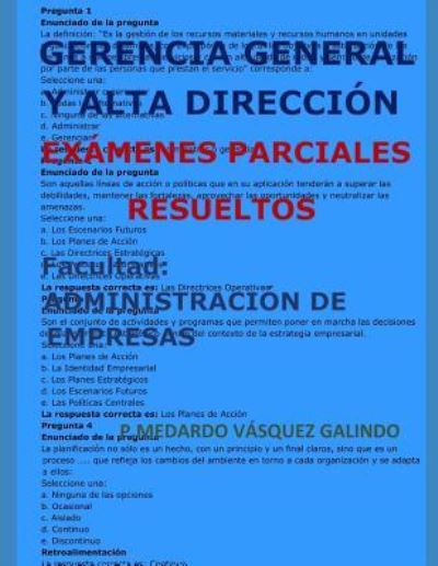 Gerencia General Y Alta Direcci - V - Livres - Independently Published - 9781720015765 - 1 septembre 2018