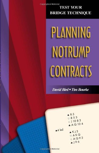 Cover for David Bird · Planning No Trump Contracts - Test Your Bridge Techniques S. (Pocketbok) (2004)