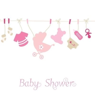 Cover for Lollys Publishing · Baby Shower Guest Book, Pink, Girl, Beautiful Guest Book for Family &amp; Friends to Write In, Mummy To Be, Photo, Baby, Pregnancy, Motherhood, New Born Keepsake (Hardback) (Inbunden Bok) (2020)