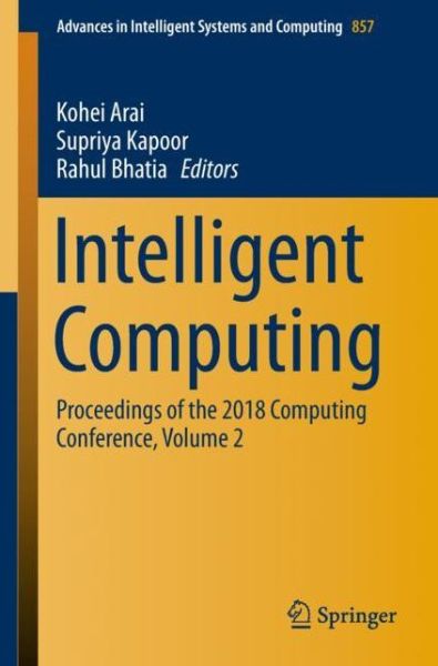 Cover for Intelligent Computing (Book) [1st ed. 2019 edition] (2018)