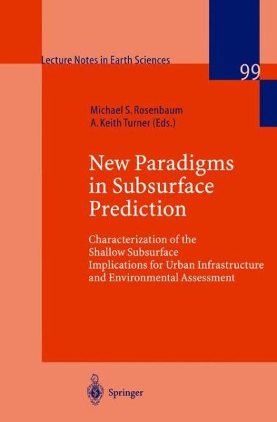 Cover for Keith Turner · Subsurface Conditions - Lecture Notes in Earth Sciences (Taschenbuch) [2003 edition] (2003)