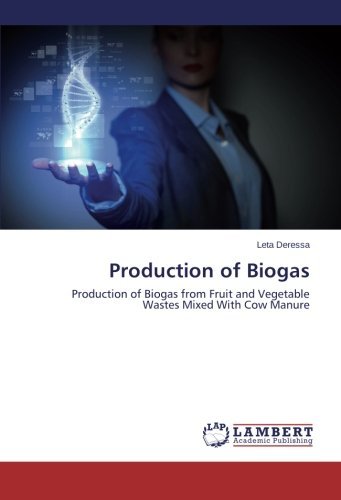 Cover for Leta Deressa · Production of Biogas: Production of Biogas from Fruit and Vegetable Wastes Mixed with Cow Manure (Pocketbok) (2014)