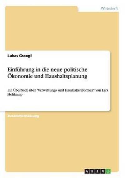 Cover for Grangl · Einführung in die neue politisch (Book) (2015)