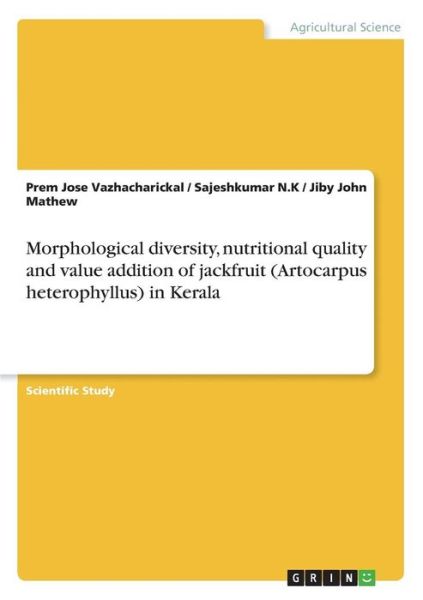 Cover for Vazhacharickal · Morphological diversity, (Book)