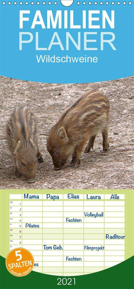 Wildschweine - Familienplaner hoch - Berg - Bøger -  - 9783672181765 - 