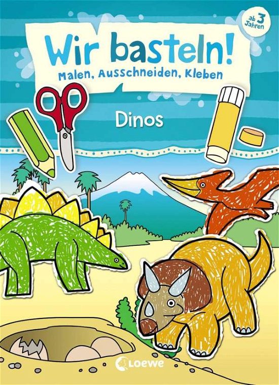 Cover for Wir Basteln! · Wir basteln! - Dinos (Bok)