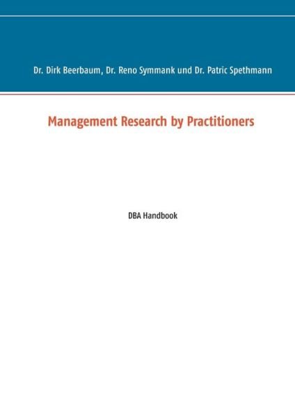 Cover for Symmank · Management Research by Practiti (Bog) (2018)