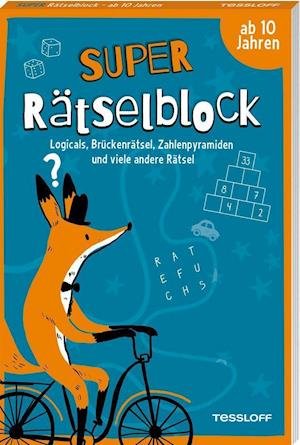 Cover for Stefan Heine · Super Rätselblock ab 10 Jahren.Logicals, Brückenrätsel, Zahlenpyramiden und viele andere Rätsel (Pocketbok) (2021)