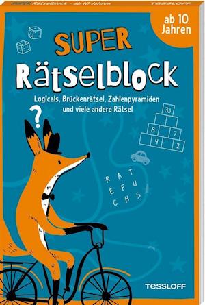 Cover for Stefan Heine · Super Rätselblock ab 10 Jahren.Logicals, Brückenrätsel, Zahlenpyramiden und viele andere Rätsel (Paperback Book) (2021)