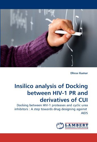 Cover for Dhruv Kumar · Insilico Analysis of Docking Between Hiv-1 Pr and Derivatives of Cui: Docking Between Hiv-1 Proteases and Cyclic Urea Inhibitors : a Step Towards Drug Designing Against  Aids (Pocketbok) (2011)