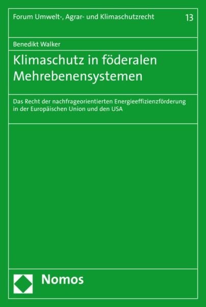 Cover for Walker · Klimaschutz in föderalen Mehrebe (Bok) (2017)