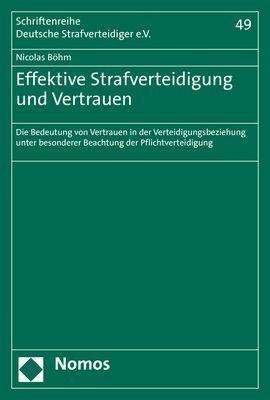 Cover for Böhm · Effektive Strafverteidigung und Ve (N/A) (2021)