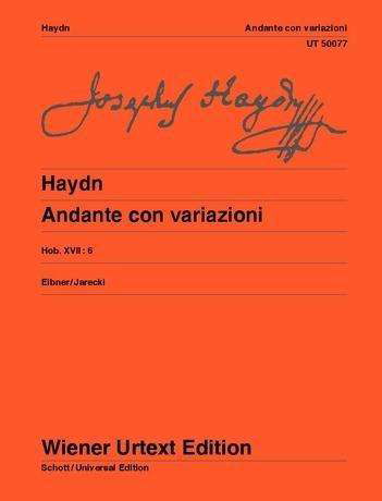 Cover for Haydn · Andante con Variazioni f-Moll (Bok)