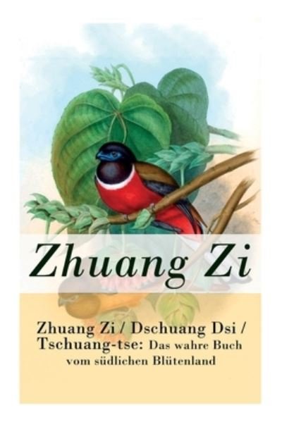 Cover for Zhuang Zi · Zhuang Zi / Dschuang Dsi / Tschuang-tse (Pocketbok) (2018)