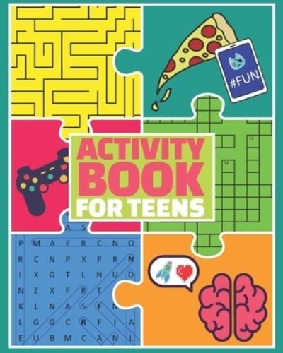 Cover for Global Peach · Activity Book for Teens: Puzzle Book and Brain Teasers for Teenagers (Pocketbok) (2020)