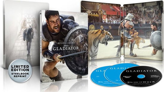 Cover for Gladiator (4K UHD Blu-ray) [Steelbook edition] (2024)