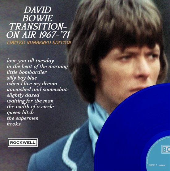 Cover for David Bowie · Transition On Air 1967-71 (Blue Vinyl) (LP) (2022)