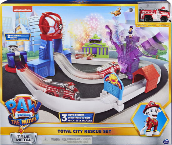Cover for Paw Patrol · The Movie - True Metal - Total City Rescue Set (Toys)