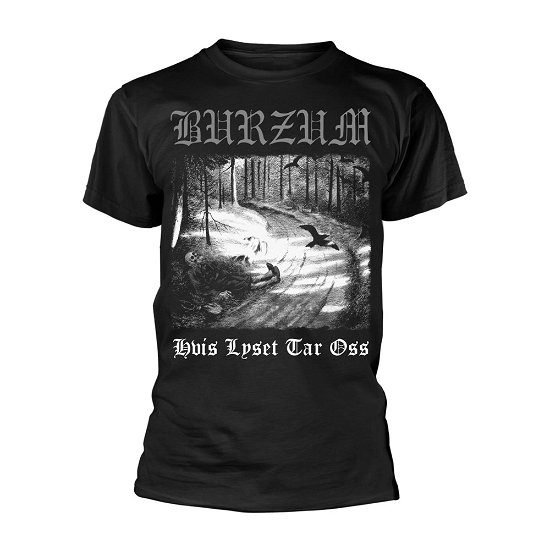 Cover for Burzum · Hvis Lyset Tar Oss (T-shirt) [size XL] [Black edition] (2010)