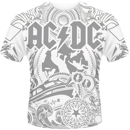 Cover for AC/DC · Black Ice Dye Sub (T-shirt) [size S] (2015)