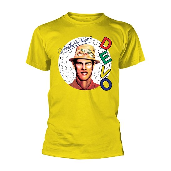 Cover for Devo · Are We Not Men? (Yellow) (Kläder) [size L] [Yellow edition] (2018)