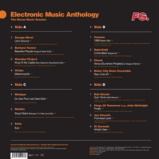 Electronic Music Anthology - The House Music Sessions - Electronic Music Anthology - Música - WAGRAM - 3596974125766 - 17 de junho de 2022