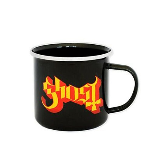 Cover for Ghost · Ghost Logo (Enamel) Mug (Mug) [Black edition] (2020)
