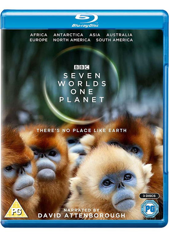 David Attenborough - Seven Worlds, One Planet - Seven Worlds One Planet (Blu-r - Films - BBC - 5051561004766 - 2 décembre 2019