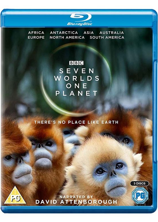Cover for Seven Worlds One Planet (Blu-r · David Attenborough - Seven Worlds, One Planet (Blu-ray) (2019)