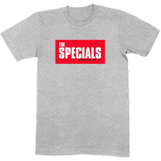 The Specials Unisex T-Shirt: Protest Songs (Grey) - Specials - The - Merchandise -  - 5056561009766 - 27. Oktober 2021