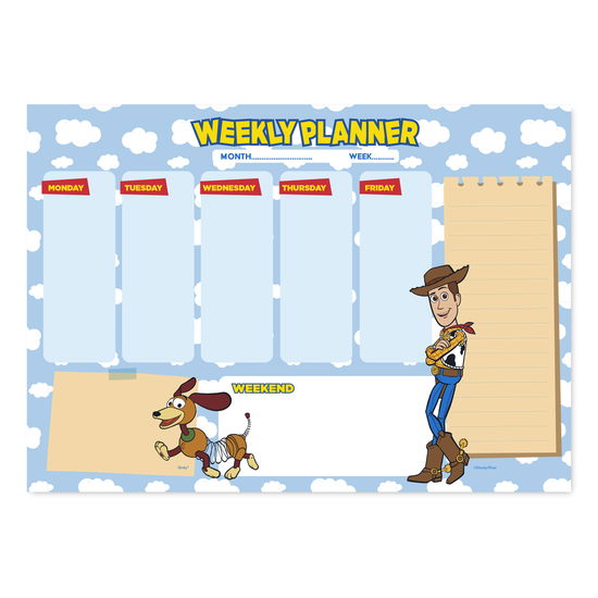 Cover for Toy Story · TOY STORY - Weekly Planner - A4 Bloc Note (Brinquedos)