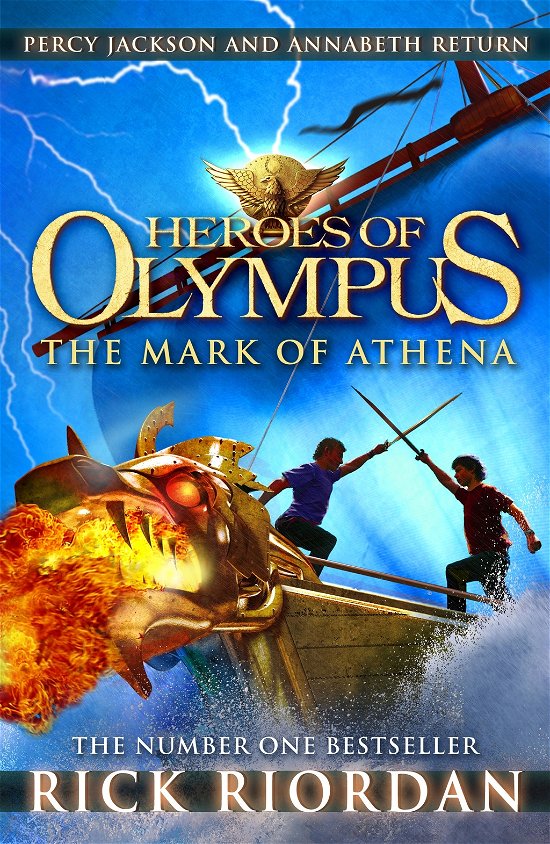 Cover for Rick Riordan · The Mark of Athena (Heroes of Olympus Book 3) - Heroes of Olympus (Pocketbok) (2013)