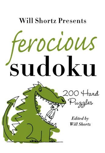 Cover for Will Shortz · Ferocious Sudoku (Paperback Book) (2008)