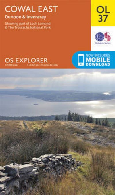 Cover for Ordnance Survey · Cowal East, Dunoon &amp; Inverary - OS Explorer Map (Map) [May 2015 edition] (2015)