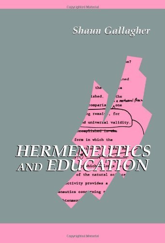 Cover for Shaun Gallagher · Hermeneutics and Education (Suny Series in Contemporary Continental Philosophy) (Pocketbok) (1992)