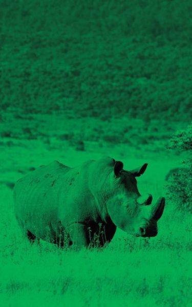 Cover for Eva-Lotta Jansson · Alive! white rhino - Green duotone - Photo Art Notebooks (5 x 8 series) (Paperback Book) (2016)