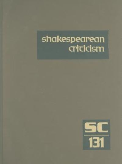 Shakespearean criticism - Michelle Lee - Other - Gale - 9781414447766 - July 9, 2010