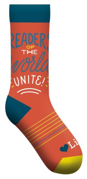 Cover for Gibbs Smith Publisher · Readers of the World Unite socks (Print) (2020)