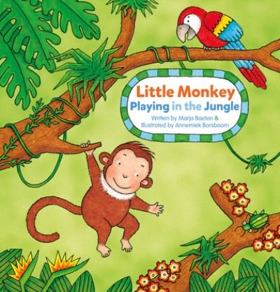 Cover for Marja Baeten · Little Monkey. Playing in the Jungle - Little Playing (Tavlebog) (2022)