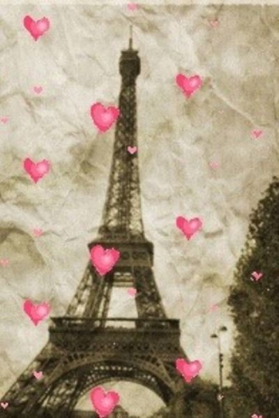 Cover for Sir Michael Huhn · Paris Eiffel Tower Pink Hearts Vintage Creative Blank Page Journal (Paperback Bog) (2020)