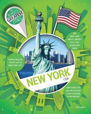 Cover for John Lesley · New York - World's Greatest Cities (Hardcover Book) (2024)