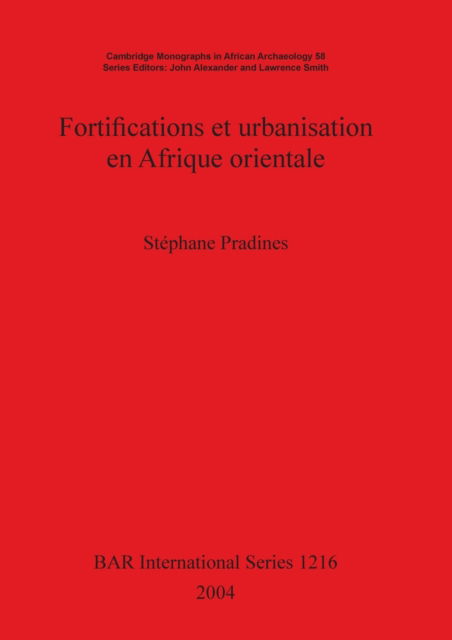 Cover for Stephane Pradines · Fortifications et urbanisation en Afrique orientale (Paperback Book) (2004)