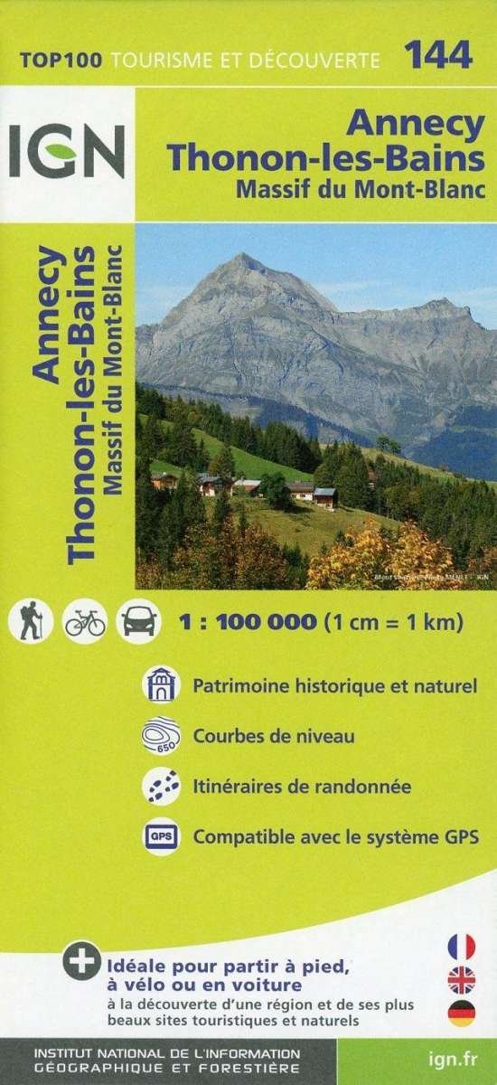 IGN TOP100: Annecy - Thonon-les-Bains - Ign - Bøger - IGN - 9782758526766 - 31. marts 2015