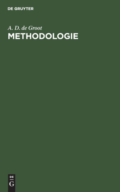 Cover for No Contributor · Methodologie (Hardcover Book) (1961)