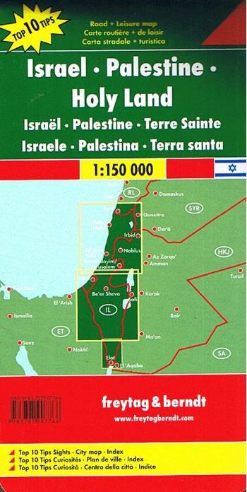 Israel - Palestine - Holy Land - Freytag & Berndt - Livros - Freytag-Berndt - 9783707907766 - 23 de abril de 2018